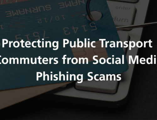 Protecting Public Transport Commuters from Social Media Phishing Scams